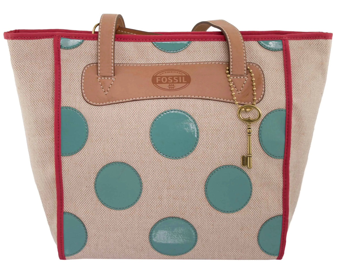 Дамска чанта Fossil Wmns Shoulderbag Key-per Crossbody Aqua Beige