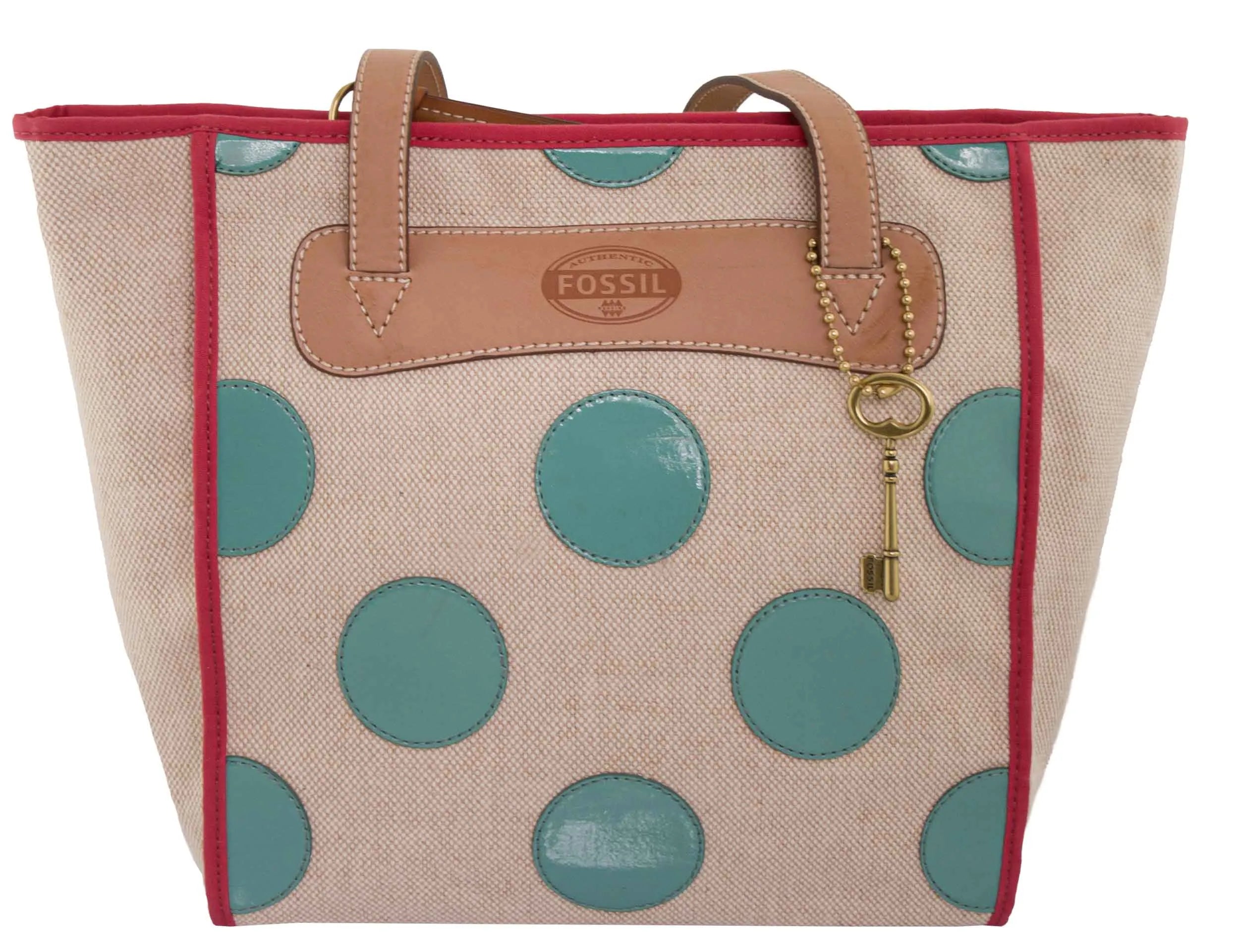 Kabelka fossil wmns přes rameno key-per crossbody aqua béžová