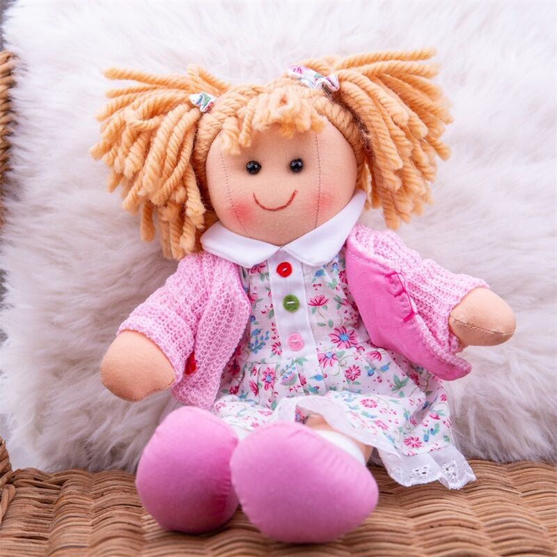 Bigjigs Toys Boneca de Tecido Papoula 28 Cm