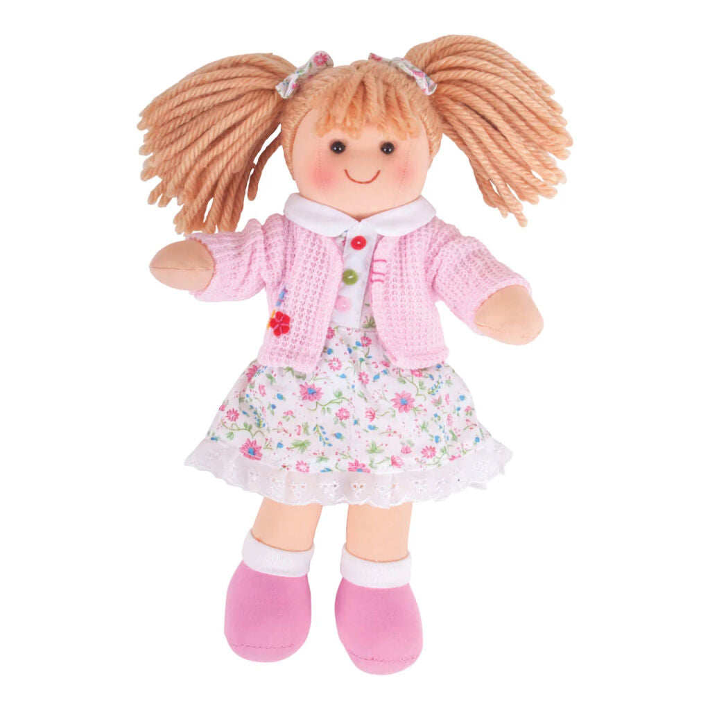 Bigjigs Toys Boneca de Tecido Papoula 28 Cm
