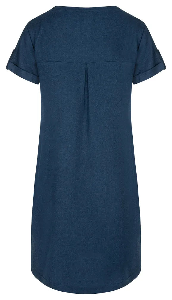 Vestido feminino laço nebraska azul l