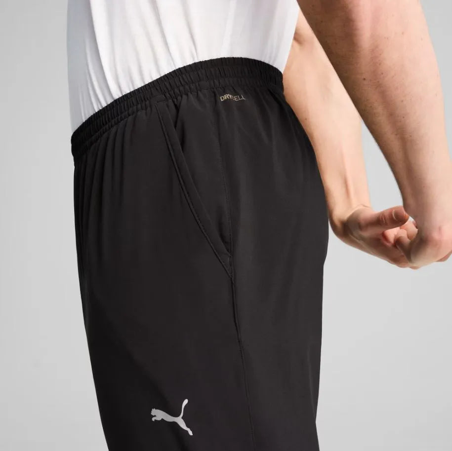 Pantaloni pentru bărbați Puma M Run Velocity Tapered Pant negru