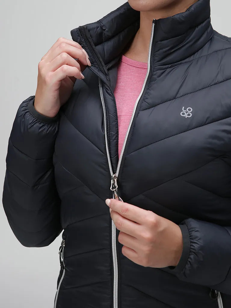 Chaqueta de mujer loap irbora gris oscuro l