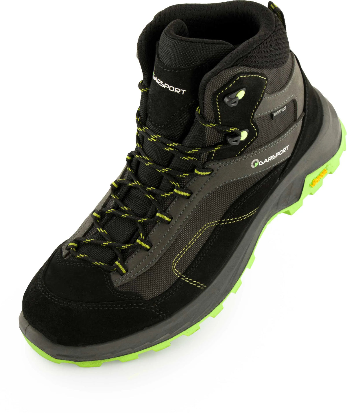 Ghete Trekking Garsport Avereau Mid Waterproof Negru