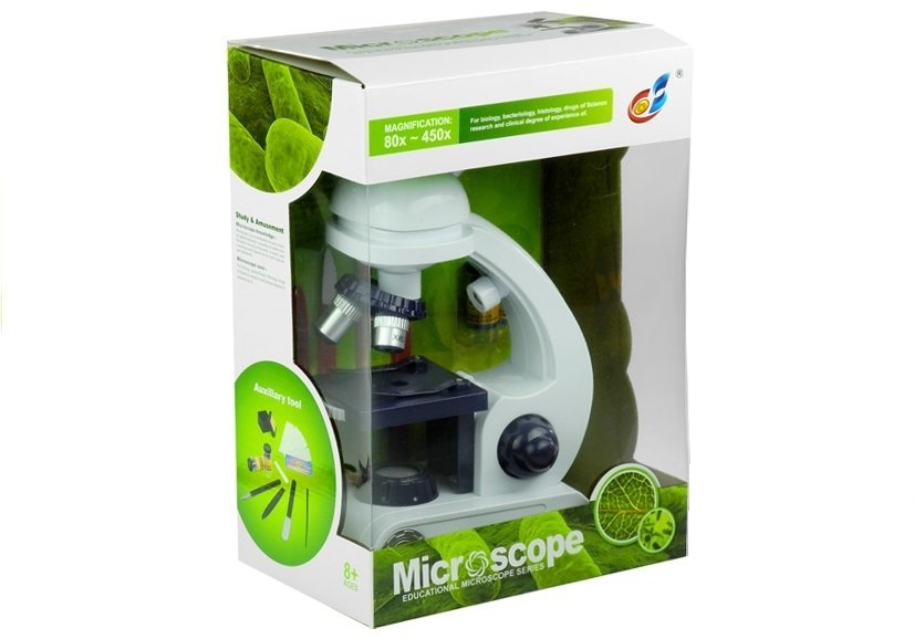 Microscope For Children 80x 200x 450x With Accesories