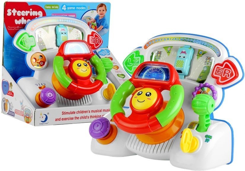 Luces de sonidos educativos del volante interactivo