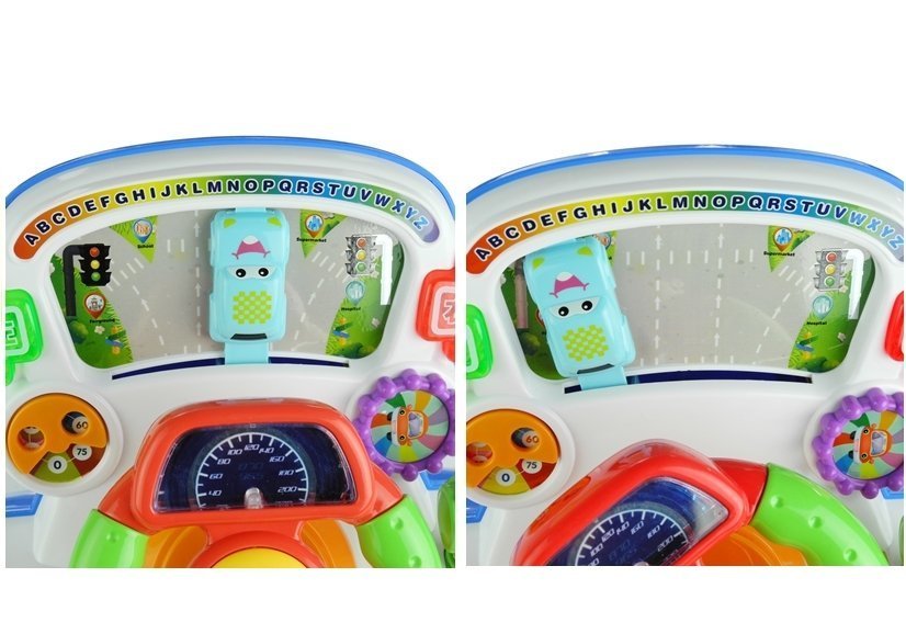 Interactive Steering Wheel Educational Sounds Lights