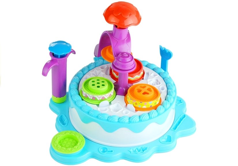 Color Clay Diy Birthday Party Cake House