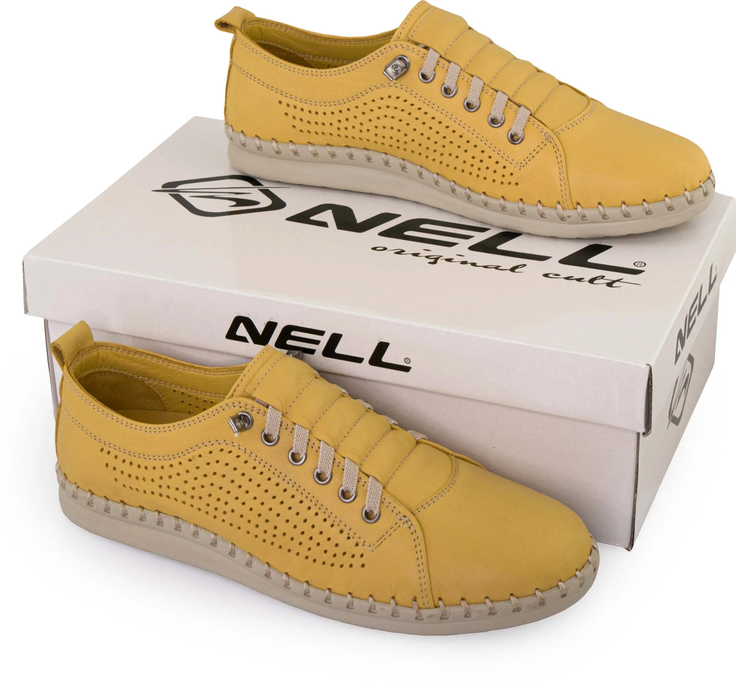 Zapatos Mujer Piel Nell Perform Amarillo