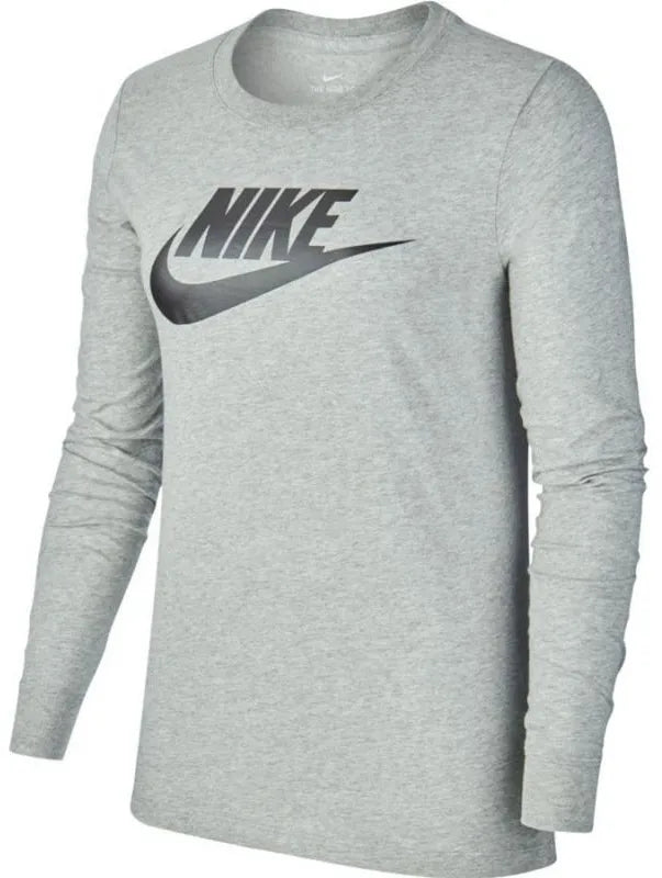 T-shirt Nike Essential Icon Futura gris pour femme