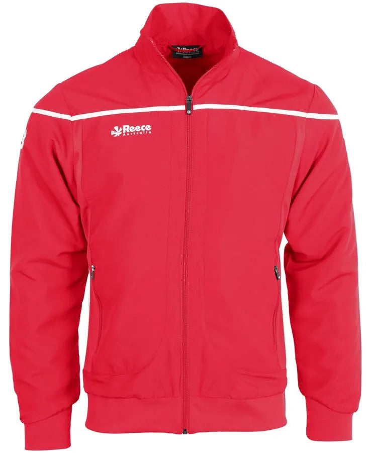 Jaqueta infantil reece varsity jr. vermelho-branco vermelho 140
