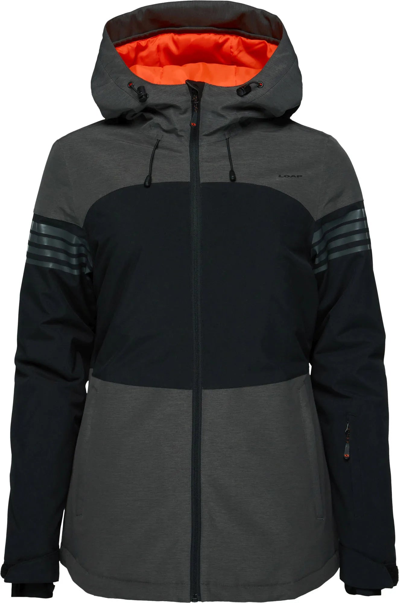 Damska kurtka narciarska Loap Lawela Black-dgray Black