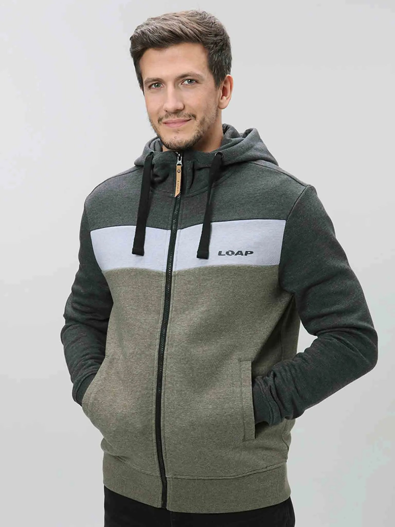 Sudadera de Hombre Loap Eddie Gris