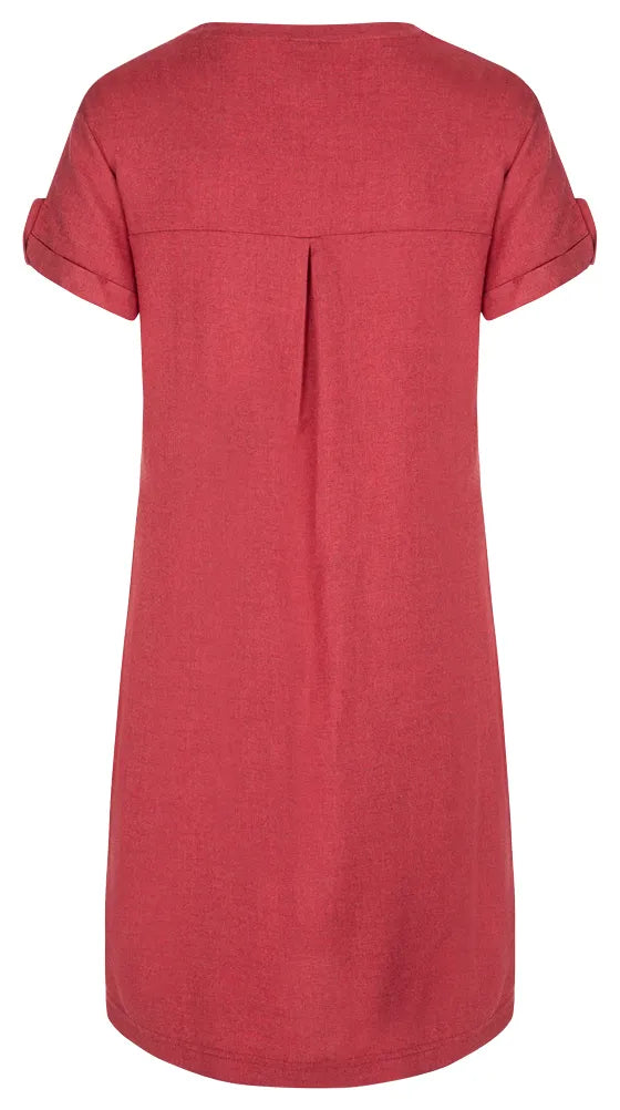 Damenkleid Loap Nebraska Rot