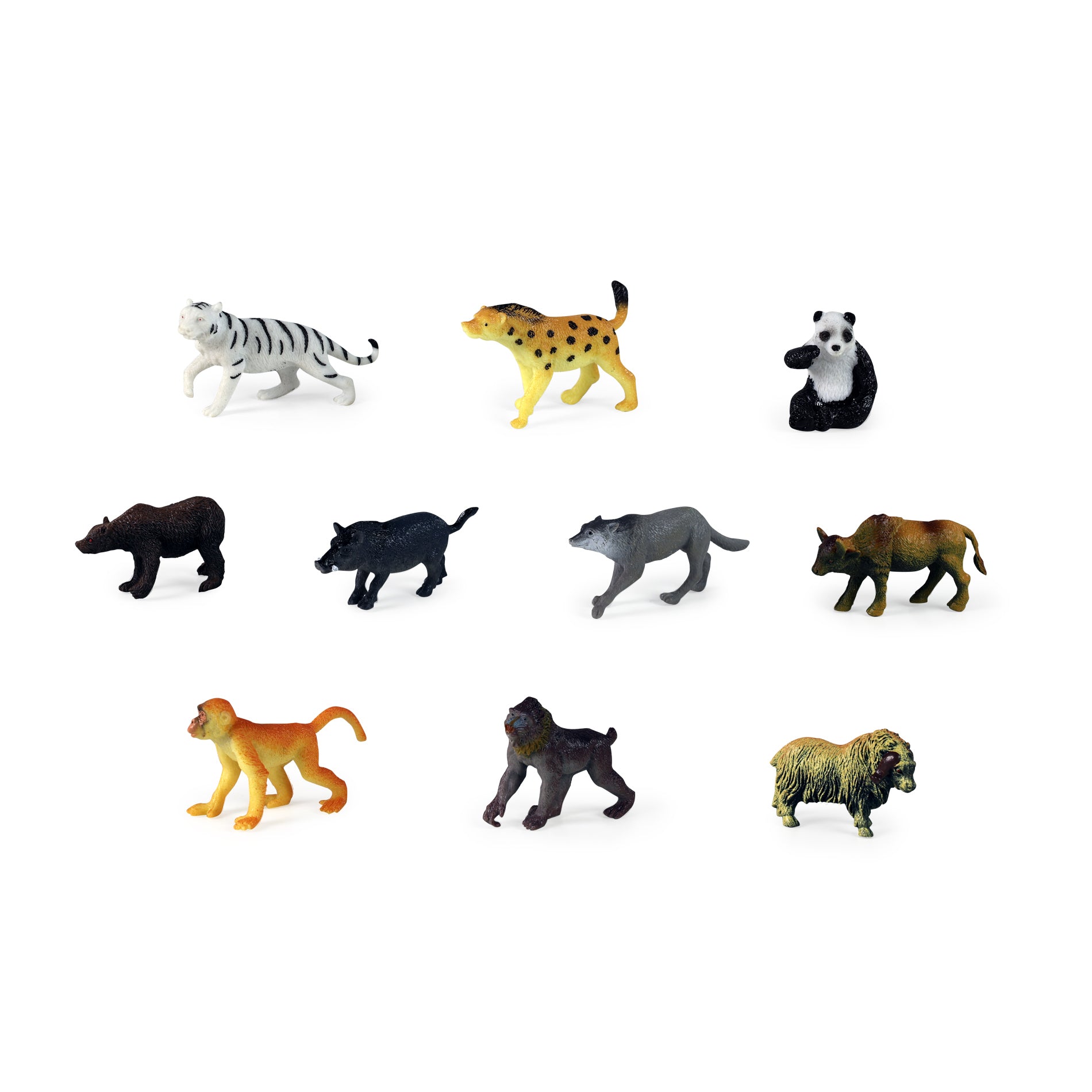 The Wild Animals 10 Pcs In A Package