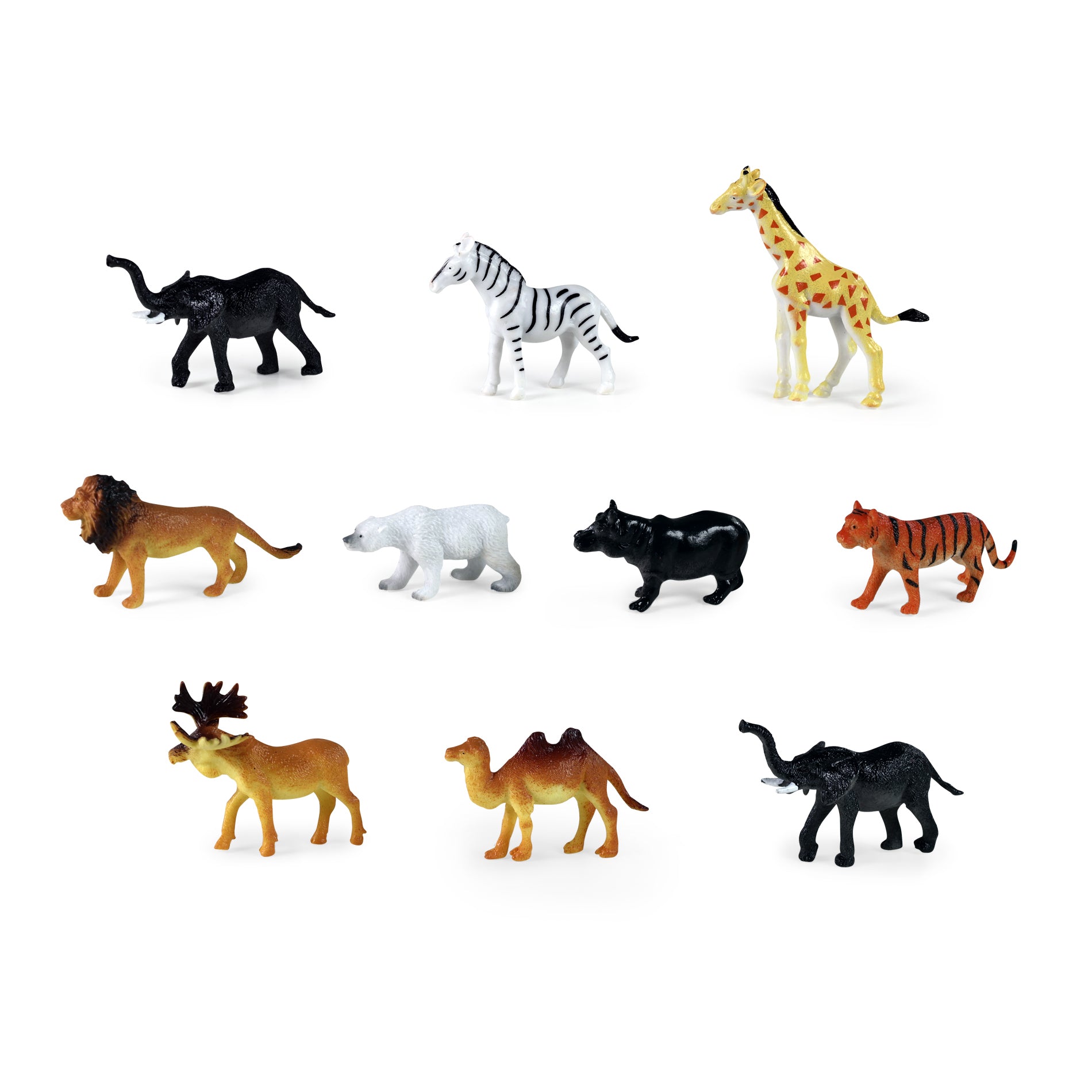 The Wild Animals 10 Pcs In A Package