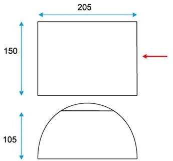 Lúb Caroy socraithe do 2 daoine gorm