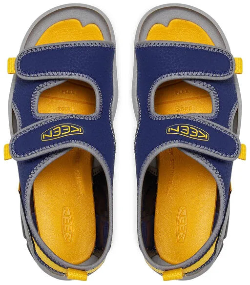 Keen Jr Knotch Creek Ot Blue Depts-žluté Junior Boty Modré