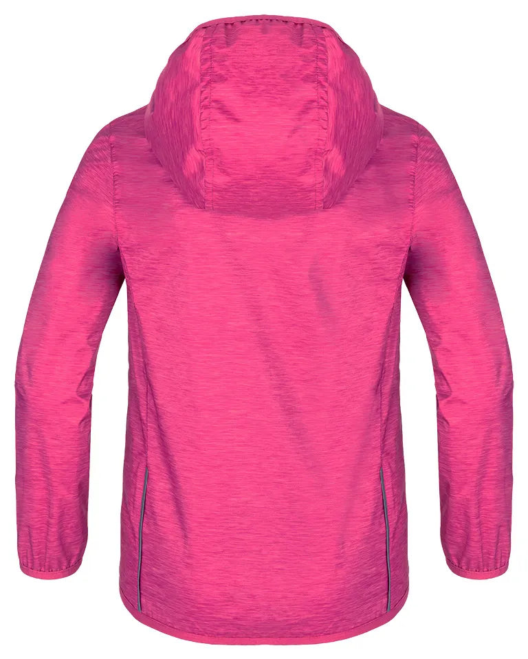 Dziecięca kurtka softshell Loap Lyparo różowa 164