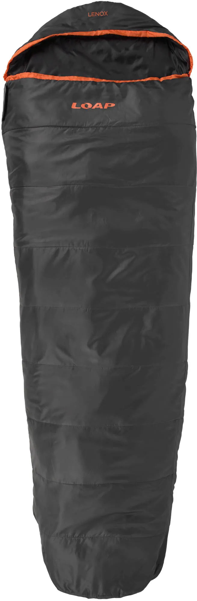 Sac de couchage momie Loap Lenox Blk-org noir L-fermeture éclair gauche