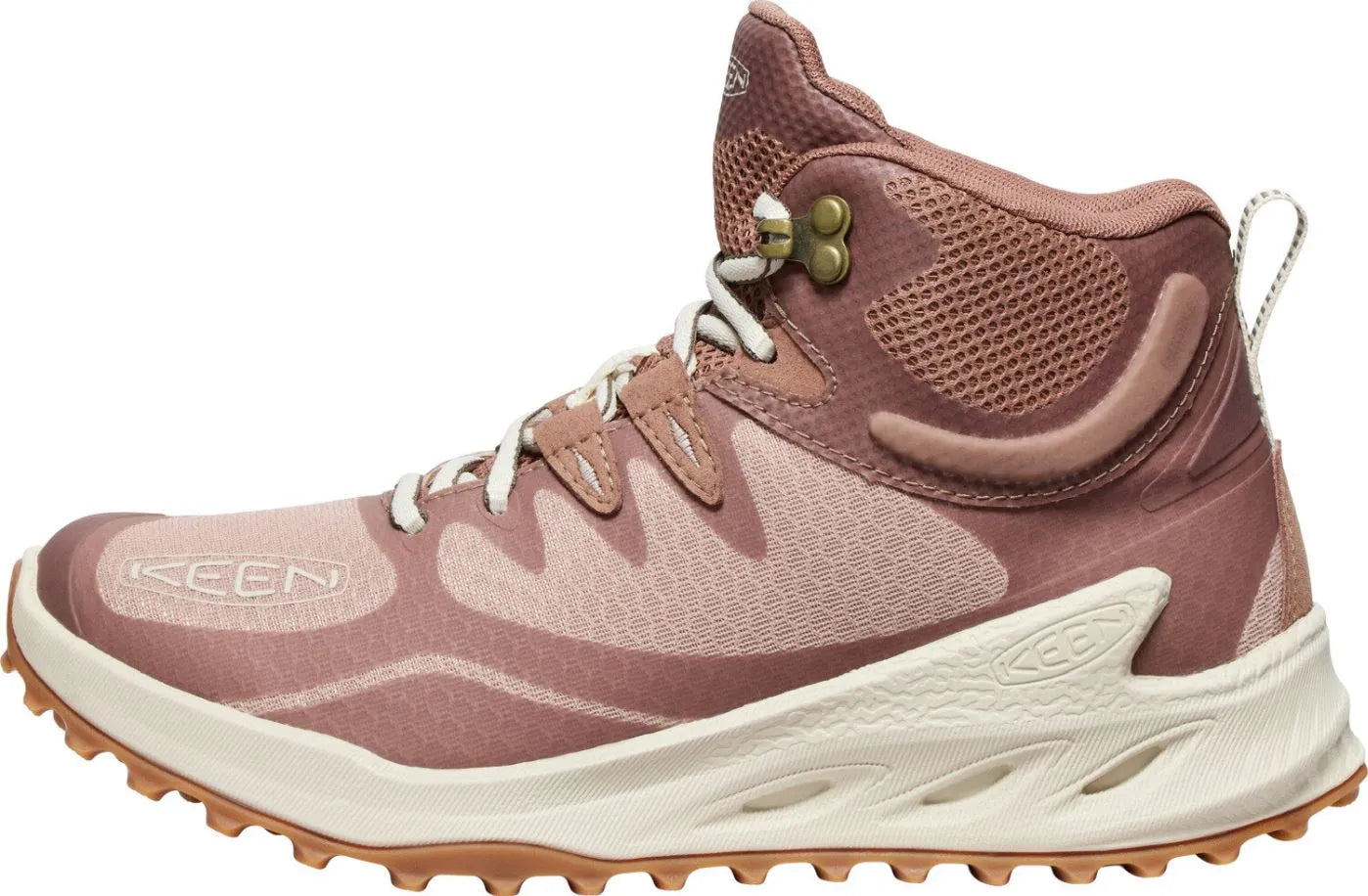 Дамски обувки Keen Wmns Zionic Mid Wp Warm Taupe/birch Light Brown