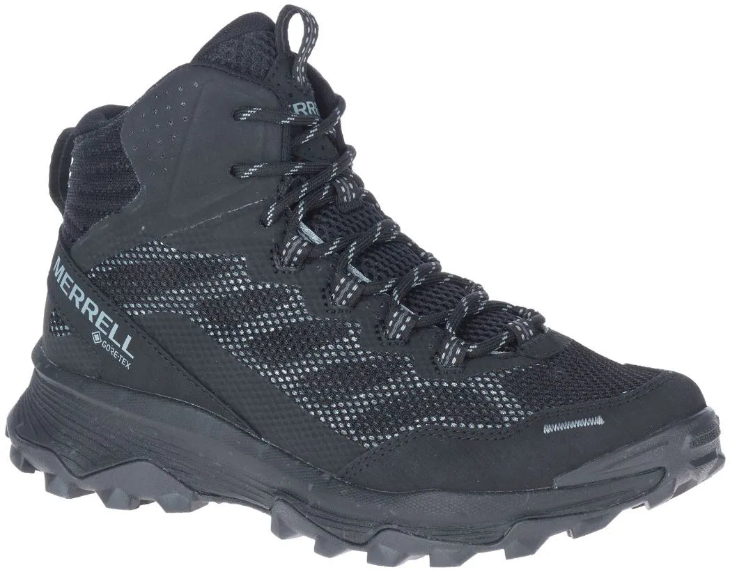 Merrell Speed strike Mid Gtx Zwart Outdoorschoenen Dames Zwart