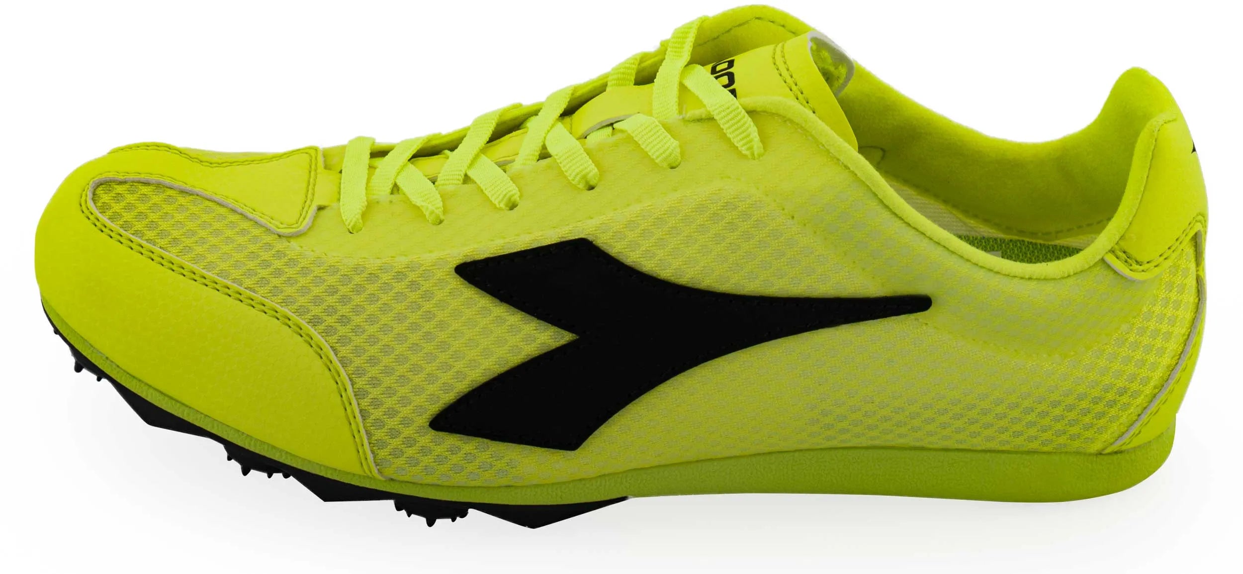 Diadora Mid Distance Spike Fluo Yellow Sneakers