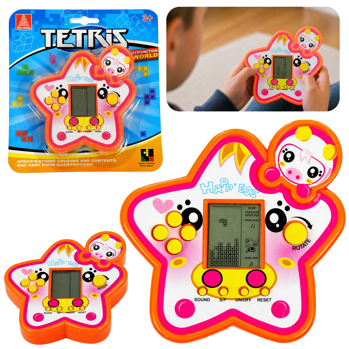 Electronic Game Tetris Star Red
