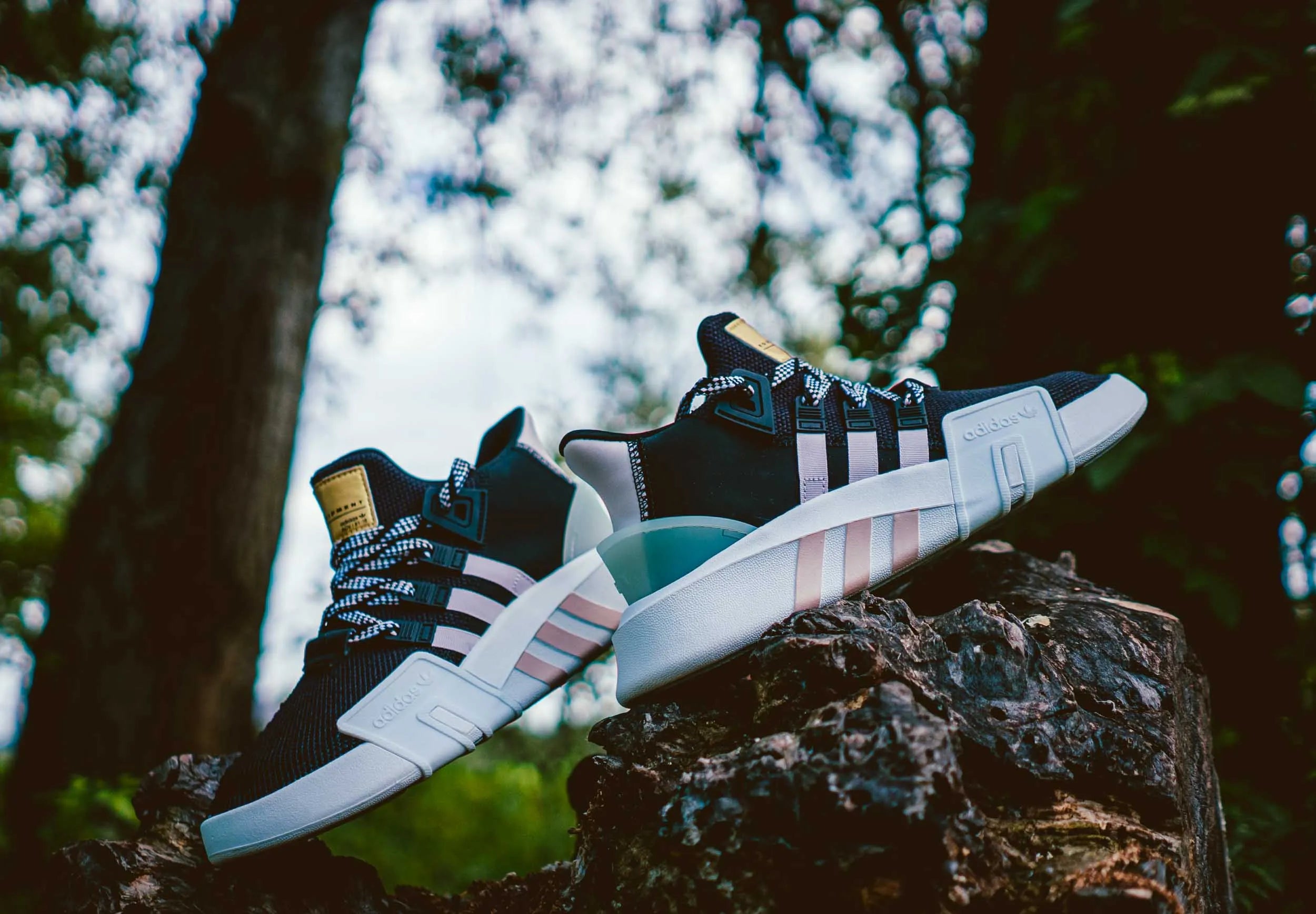 Buty Damskie Adidas Originals Eqt Bask Adv Czarno-orchideowa Czarna