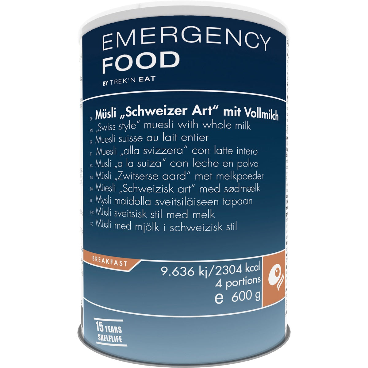 Trek'n Eat Emergency Food Švýcarské müsli s mlékem