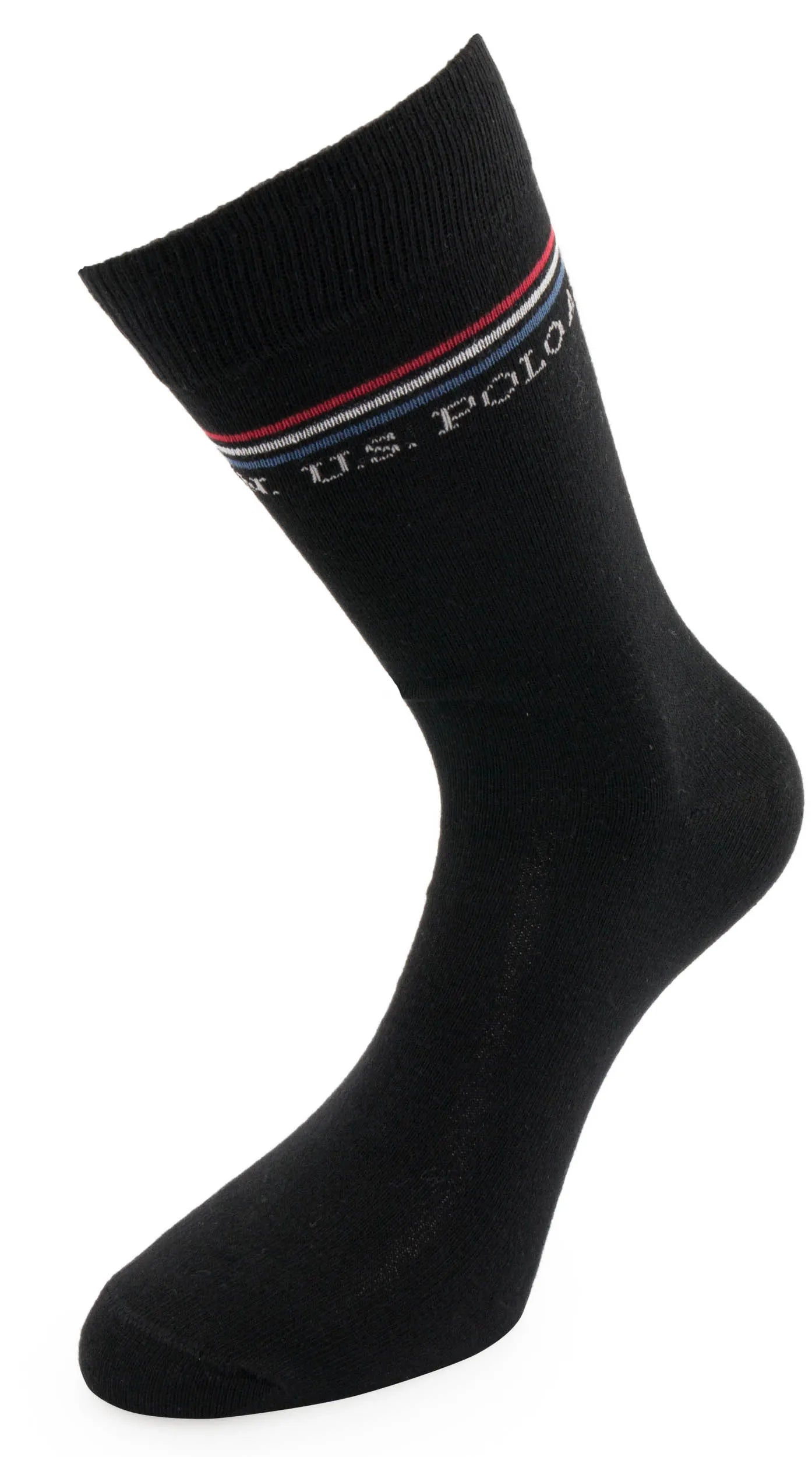 A nosotros. Calcetines Polo Assn. Paquete de 3 Negro Negro 43-46