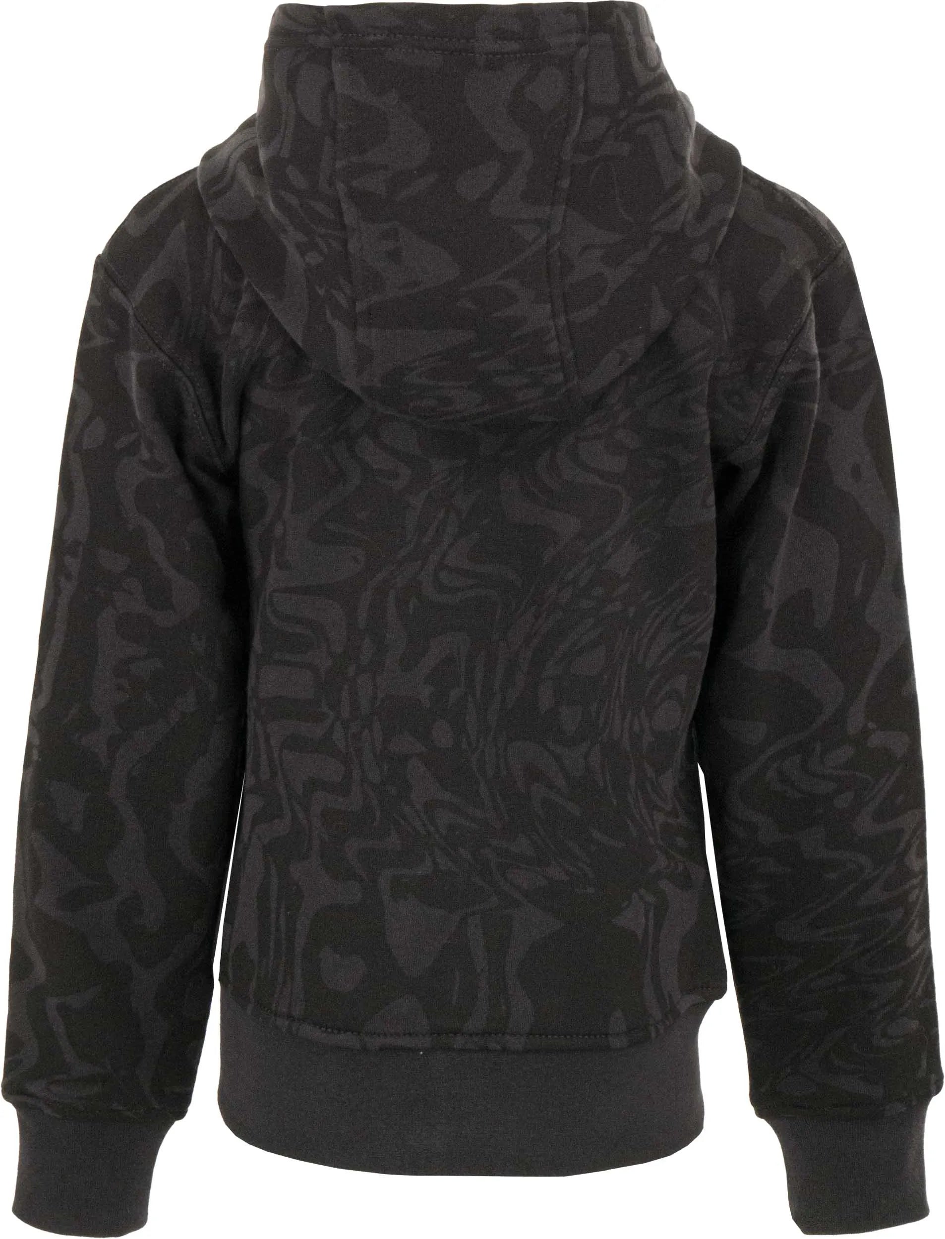 Felpa con cappuccio e zip Nordblanc per bambini Nera