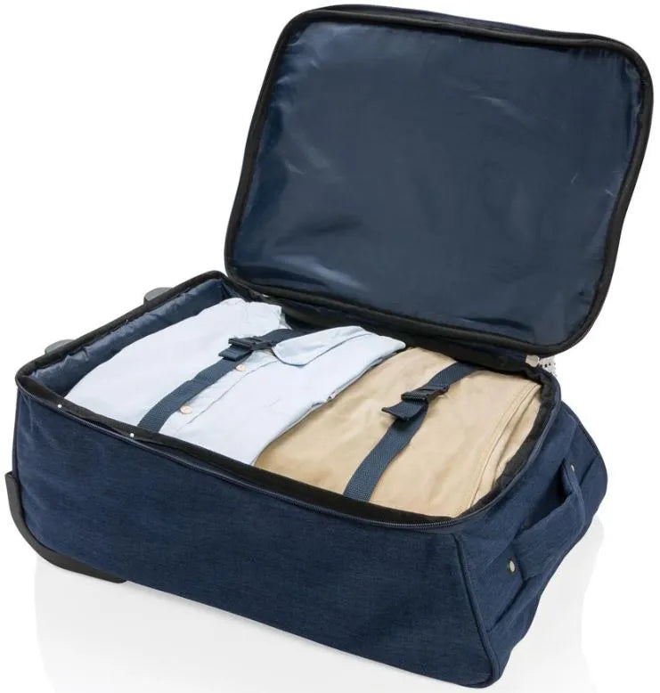 Borsa xd design trolley pieghevole bicolore blu blu