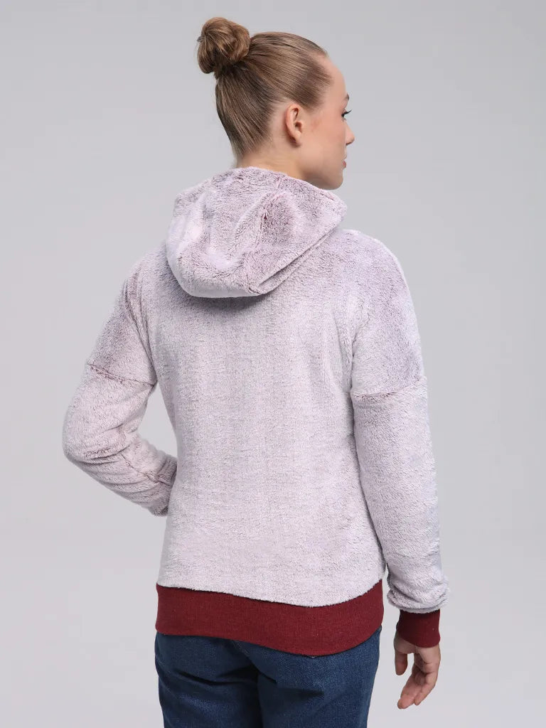 Damen-Sweatshirt Loap Chara Pink