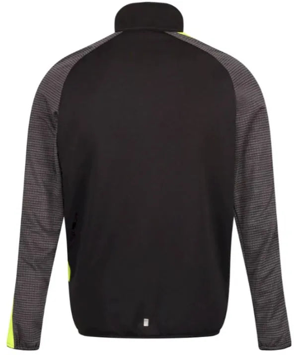 Hanorac pentru bărbați Regatta Men Yare Vi Extol Stretch Softshell Jacket Negru