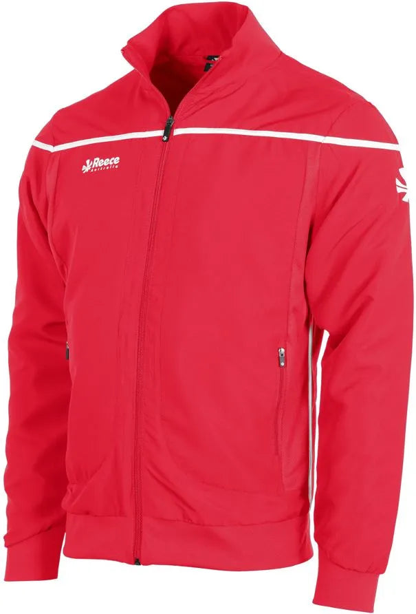 Chaqueta Reece Varsity Roja-blanca para hombre Roja