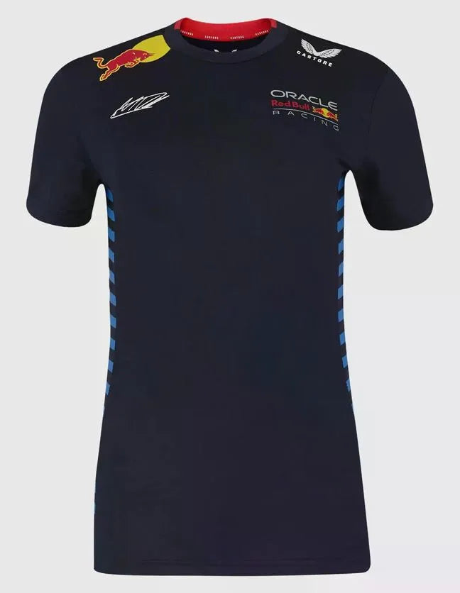 T-shirt damski Red Bull Wmns Rbr Rp Mv Driver T-shirt granatowy