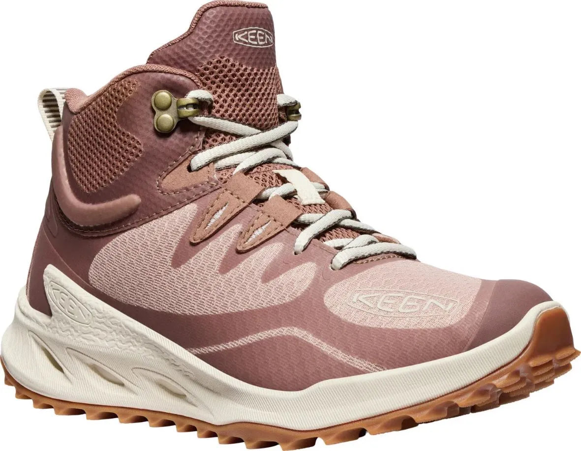 Pantofi de damă Keen Wmns Zionic Mid Wp Warm Taupe/mesteacăn Maro deschis