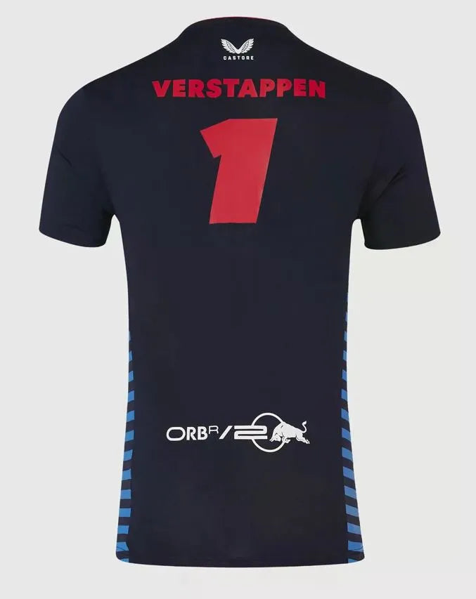 Tricou pentru copii Red Bull Jr. Rbr Rp Mv Driver Tricou Bleumarin