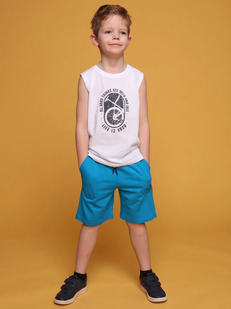 Tank Top Copii Loap Balor Alb