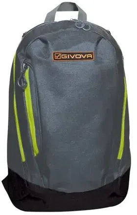 Sports backpack givova zaino pocket grey-yellow grey