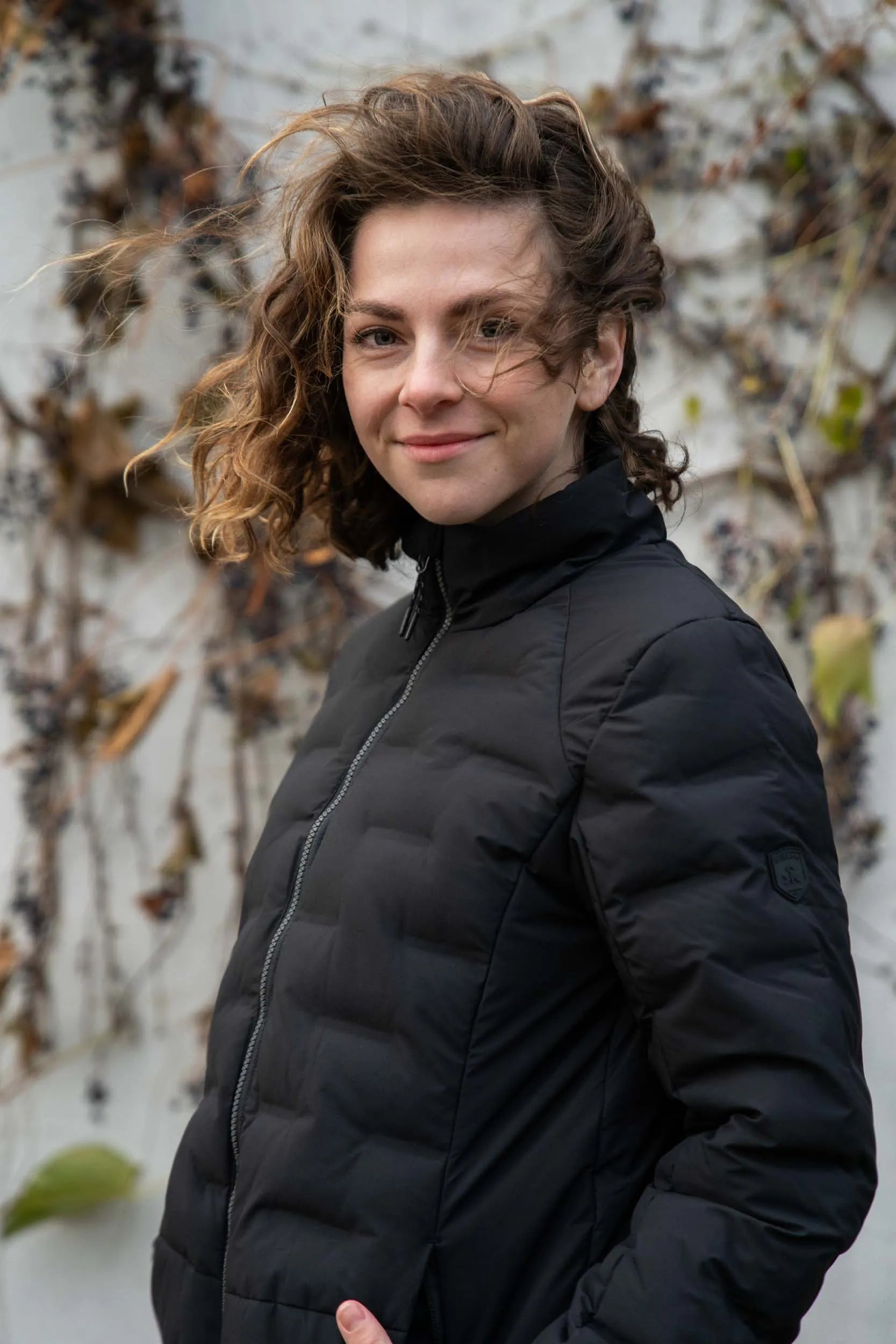 Jaqueta de inverno feminina Kjelvik Sitaa preta