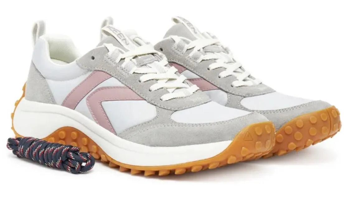 Dámske kožené topánky keen wmns ks86 zliatina/muchotrávka biela 40