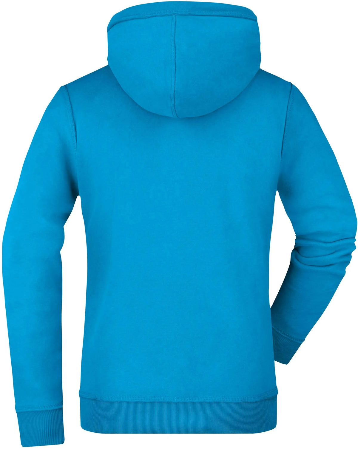 Moletom feminino James & Nicholson Vintage com capuz azul