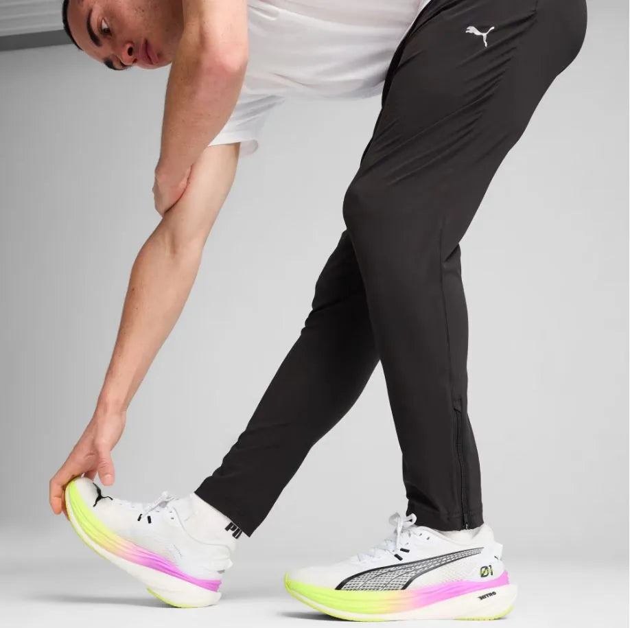 Pantaloni pentru bărbați Puma M Run Velocity Tapered Pant negru