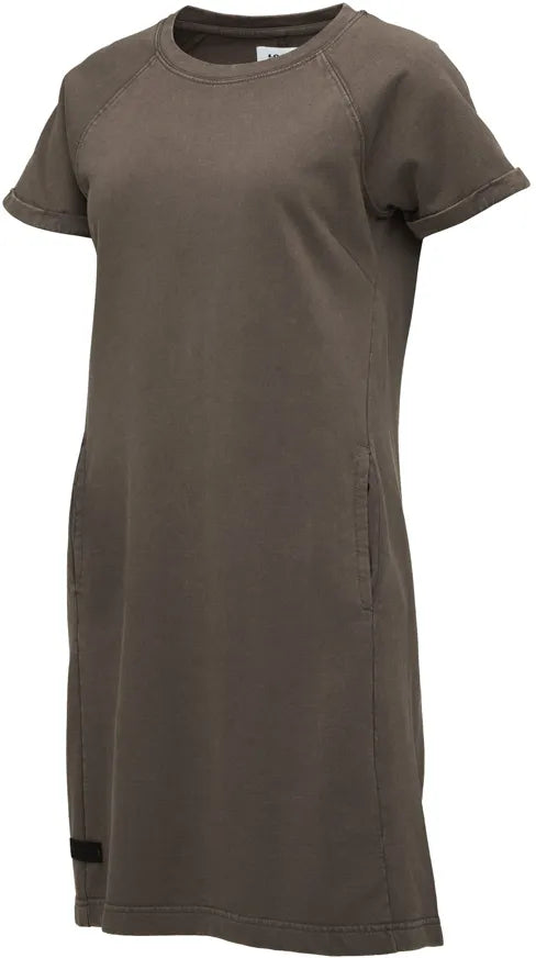 Vestido feminino loap denda cinza marrom l