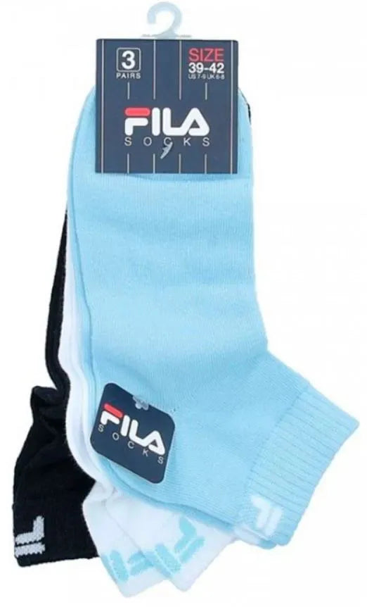 Fila Quarter 3-pack Sky Blue Meias 39-42