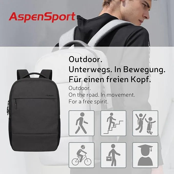 Backpack Aspensport Backpack 19 L Charcoal Grey