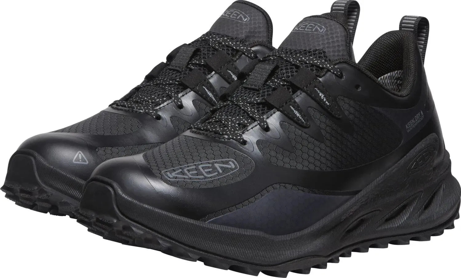 Women's Shoes Keen Wmns Zionic Wp Black/black Black