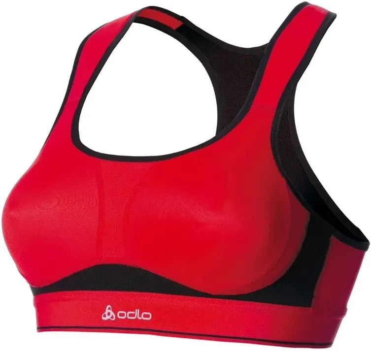 Sujetador deportivo para mujer odlo sport-bh high ultimate rojo/negro rojo 70a